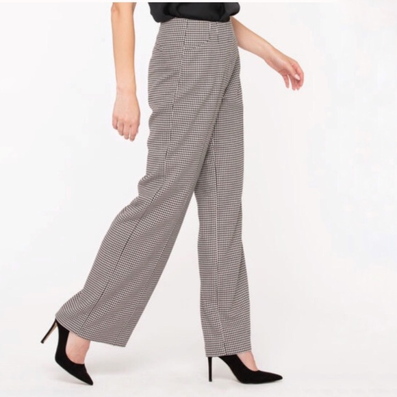 🆕Sz 6,10 & 12 Houndstooth Wide Leg Pant - Picture 6 of 10